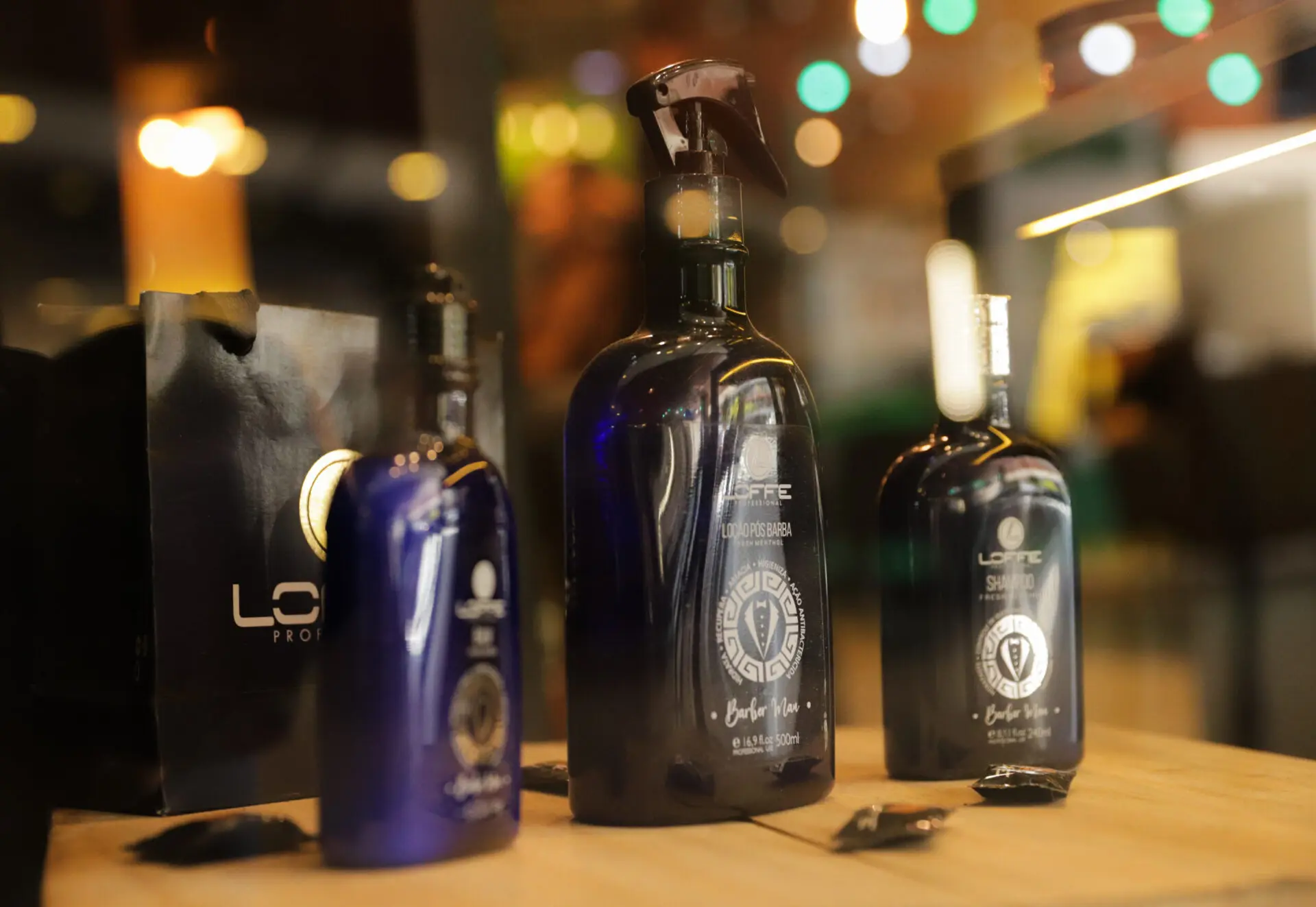 Estrutura e ambiente da barbearia