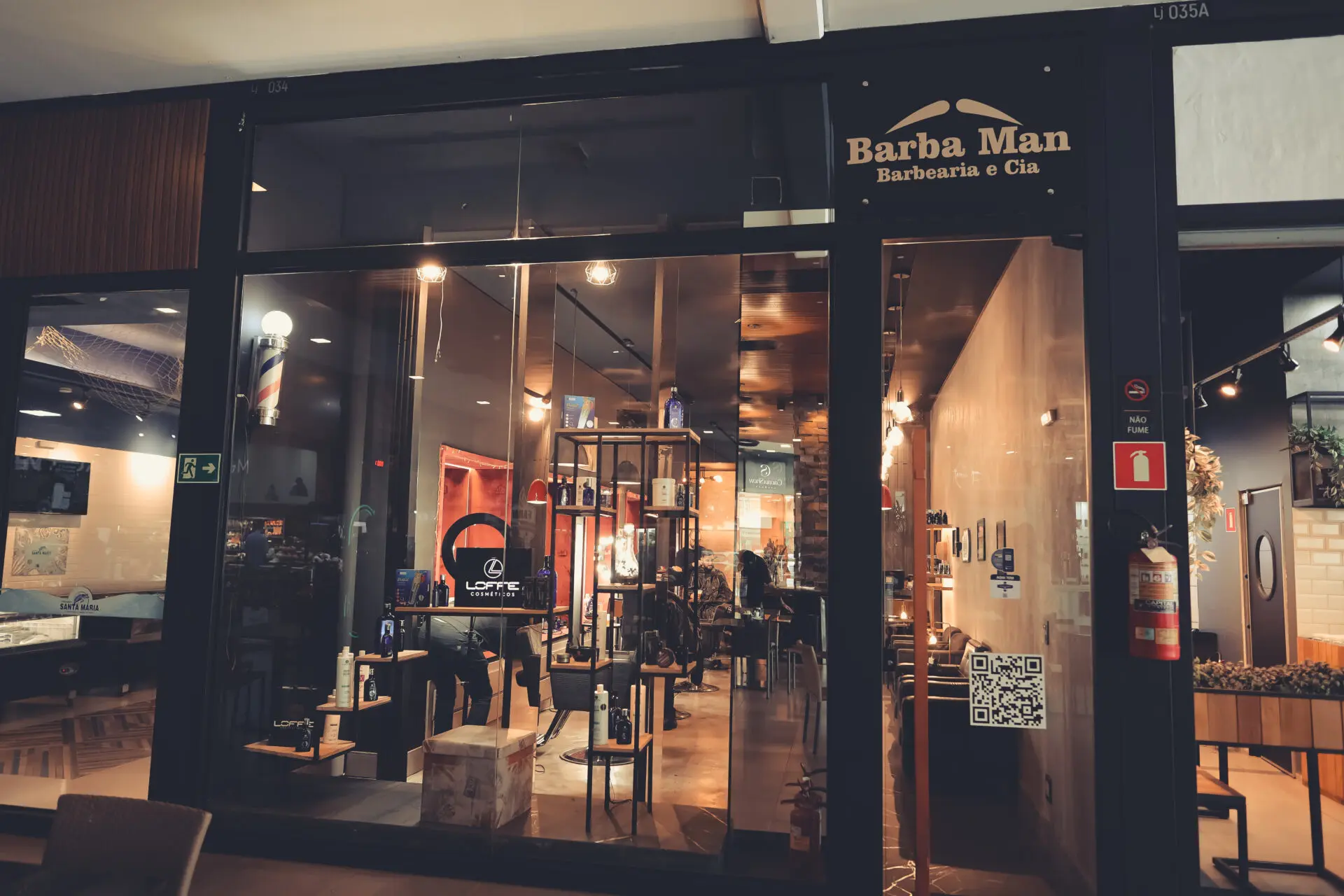 Atendimento na Barba Man Barbearia